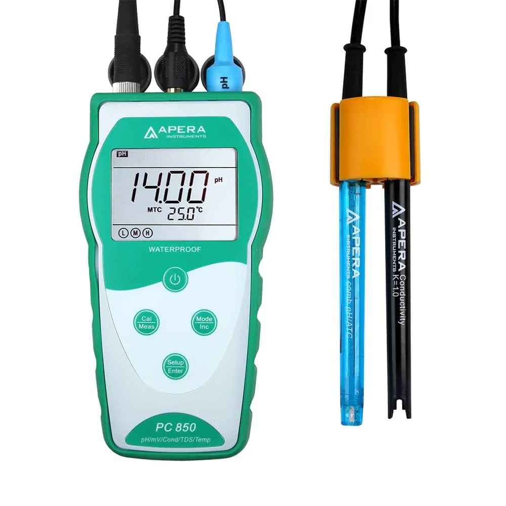 PC850 Portable pH/Conductivity Meter